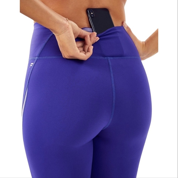FABLETICS Blue Violet Define PowerHold High-Waisted 7/8 Moisture Wick Leggings - Picture 3 of 7
